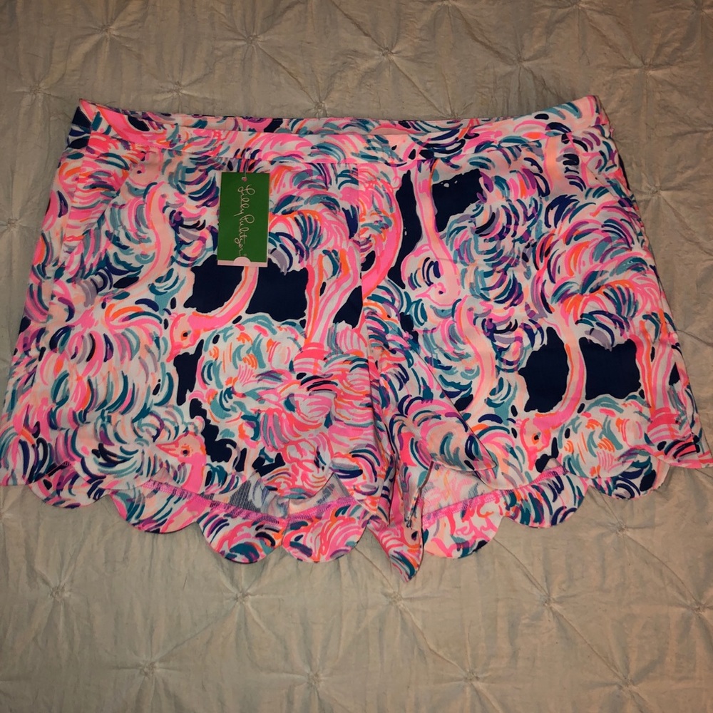 Lilly Pulitzer Scalloped Hem Shorts